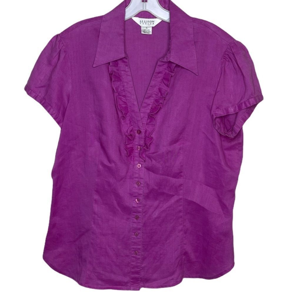 Allison Taylor‎ Linen Top